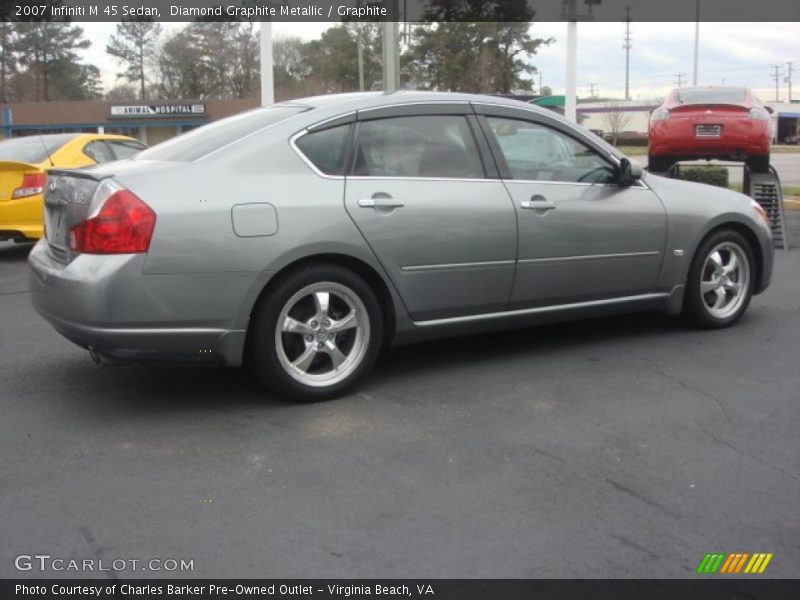 Diamond Graphite Metallic / Graphite 2007 Infiniti M 45 Sedan