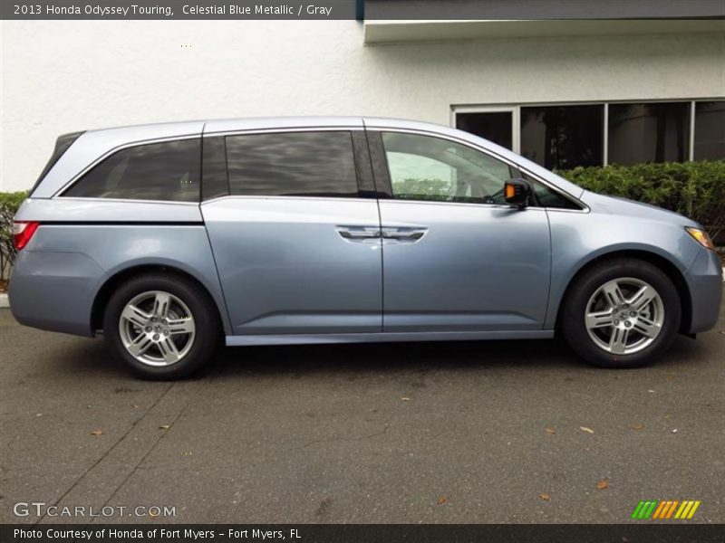 Celestial Blue Metallic / Gray 2013 Honda Odyssey Touring