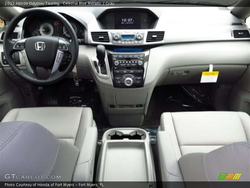 Celestial Blue Metallic / Gray 2013 Honda Odyssey Touring