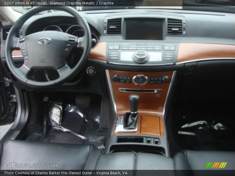 Diamond Graphite Metallic / Graphite 2007 Infiniti M 45 Sedan