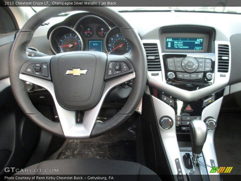 Champagne Silver Metallic / Jet Black 2013 Chevrolet Cruze LT