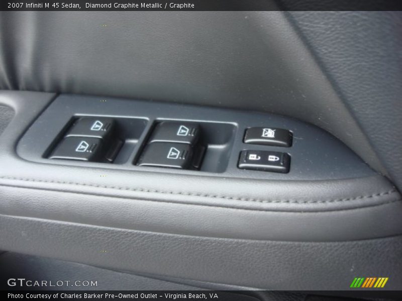 Diamond Graphite Metallic / Graphite 2007 Infiniti M 45 Sedan