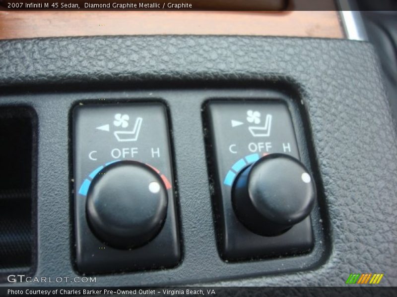 Diamond Graphite Metallic / Graphite 2007 Infiniti M 45 Sedan