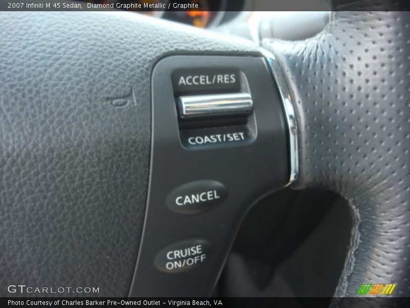 Diamond Graphite Metallic / Graphite 2007 Infiniti M 45 Sedan