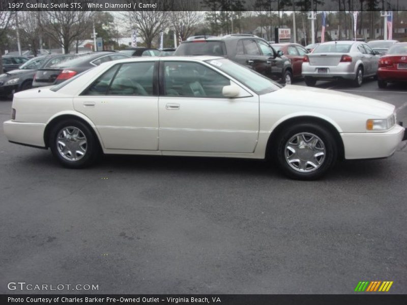 White Diamond / Camel 1997 Cadillac Seville STS