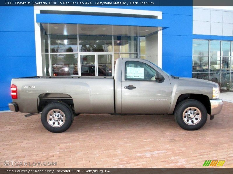 Graystone Metallic / Dark Titanium 2013 Chevrolet Silverado 1500 LS Regular Cab 4x4