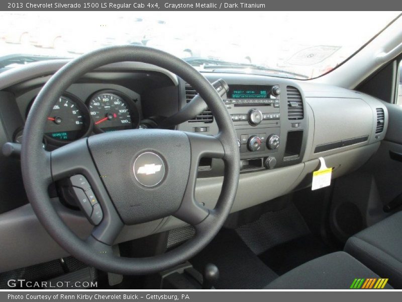 Graystone Metallic / Dark Titanium 2013 Chevrolet Silverado 1500 LS Regular Cab 4x4