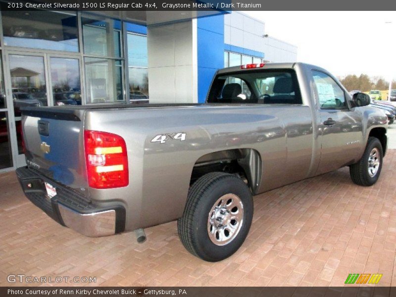 Graystone Metallic / Dark Titanium 2013 Chevrolet Silverado 1500 LS Regular Cab 4x4