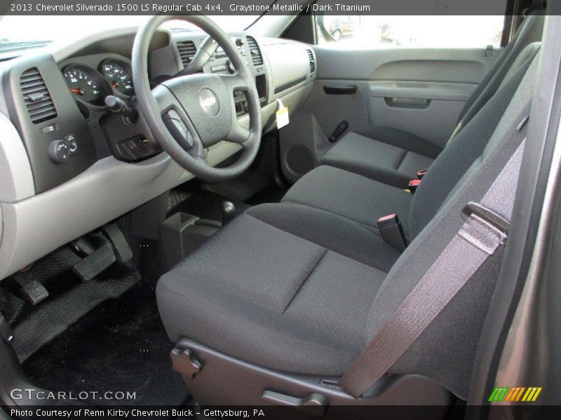 Dark Titanium Interior - 2013 Silverado 1500 LS Regular Cab 4x4 