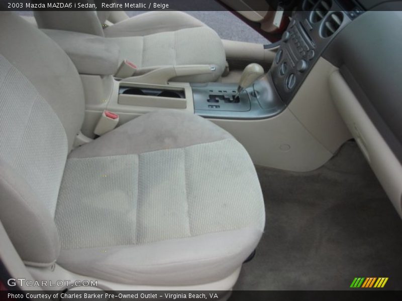 Redfire Metallic / Beige 2003 Mazda MAZDA6 i Sedan
