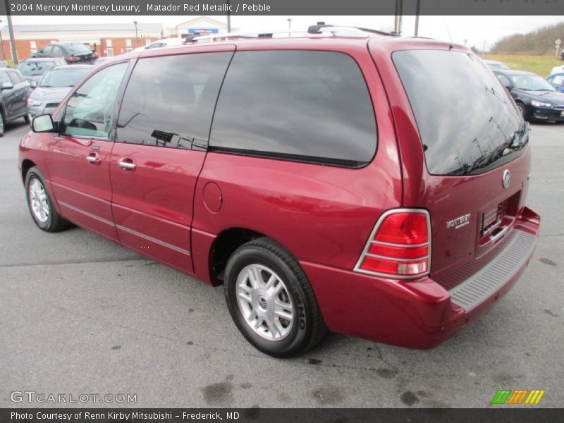 Matador Red Metallic / Pebble 2004 Mercury Monterey Luxury