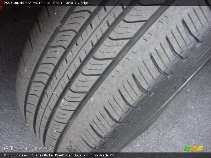 Redfire Metallic / Beige 2003 Mazda MAZDA6 i Sedan