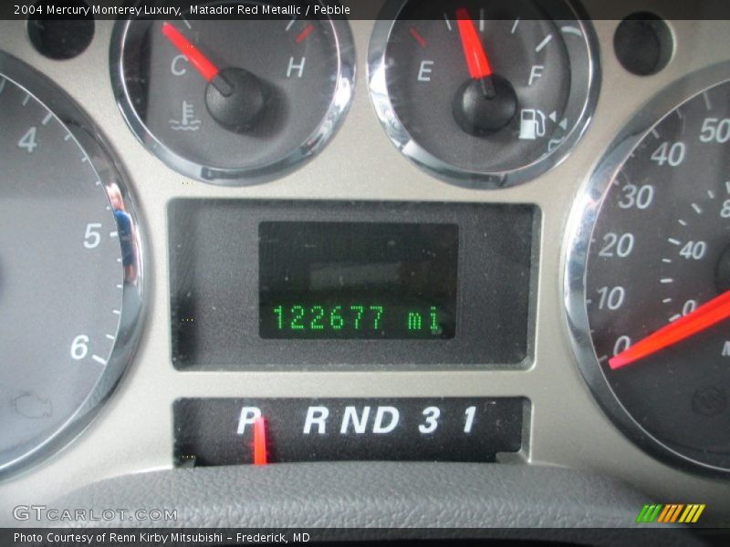 Matador Red Metallic / Pebble 2004 Mercury Monterey Luxury