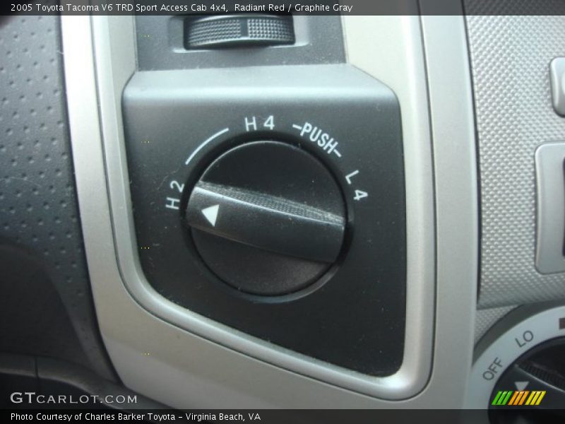 Radiant Red / Graphite Gray 2005 Toyota Tacoma V6 TRD Sport Access Cab 4x4