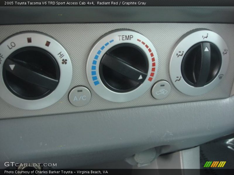 Radiant Red / Graphite Gray 2005 Toyota Tacoma V6 TRD Sport Access Cab 4x4