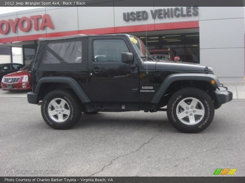 Black / Black 2012 Jeep Wrangler Sport 4x4