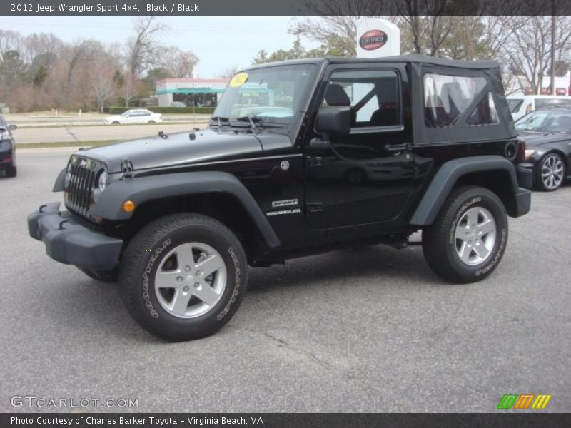 Front 3/4 View of 2012 Wrangler Sport 4x4