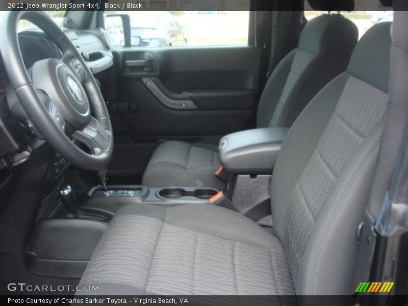 Black / Black 2012 Jeep Wrangler Sport 4x4