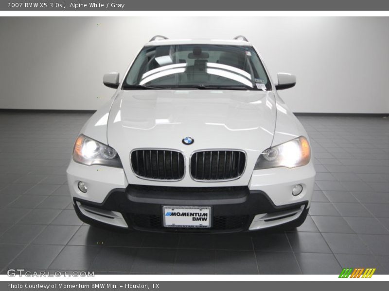 Alpine White / Gray 2007 BMW X5 3.0si