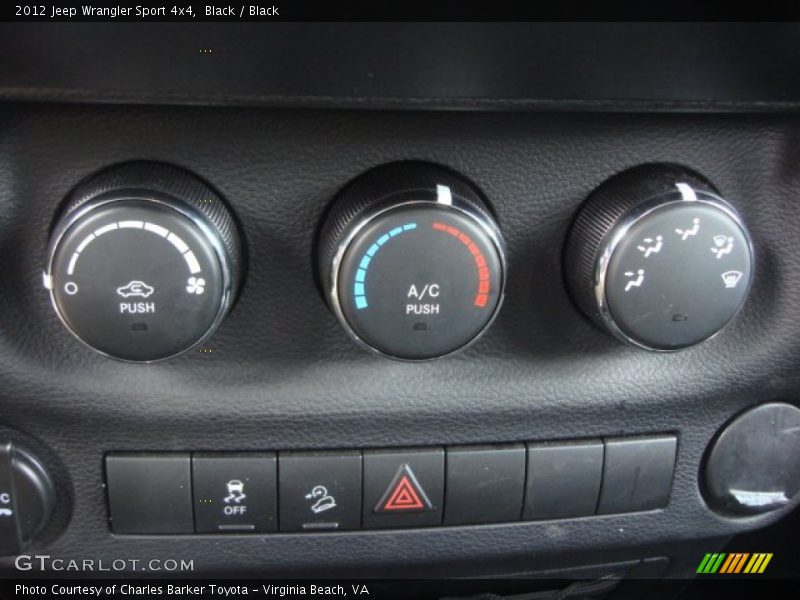 Black / Black 2012 Jeep Wrangler Sport 4x4