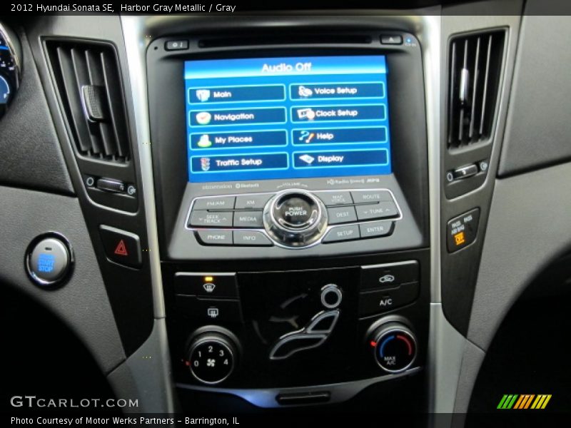 Controls of 2012 Sonata SE