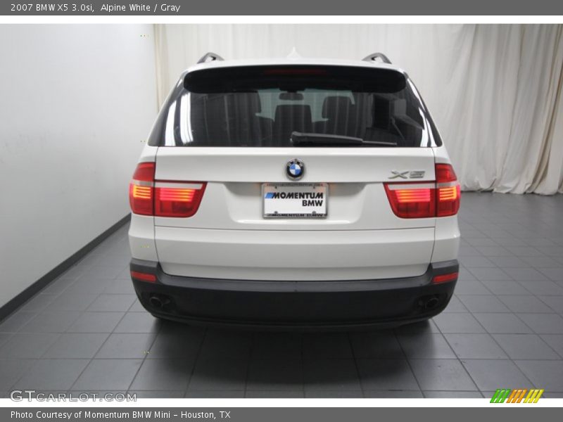 Alpine White / Gray 2007 BMW X5 3.0si