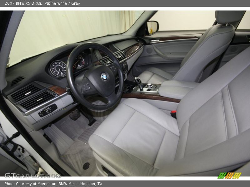 Gray Interior - 2007 X5 3.0si 