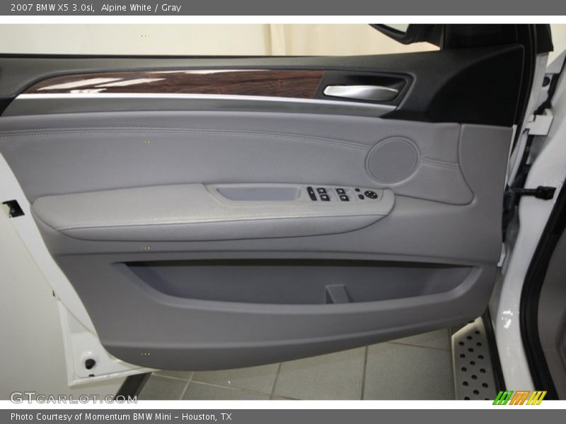 Alpine White / Gray 2007 BMW X5 3.0si