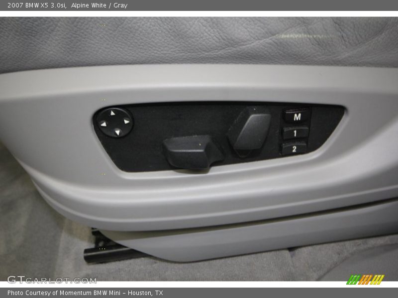 Alpine White / Gray 2007 BMW X5 3.0si