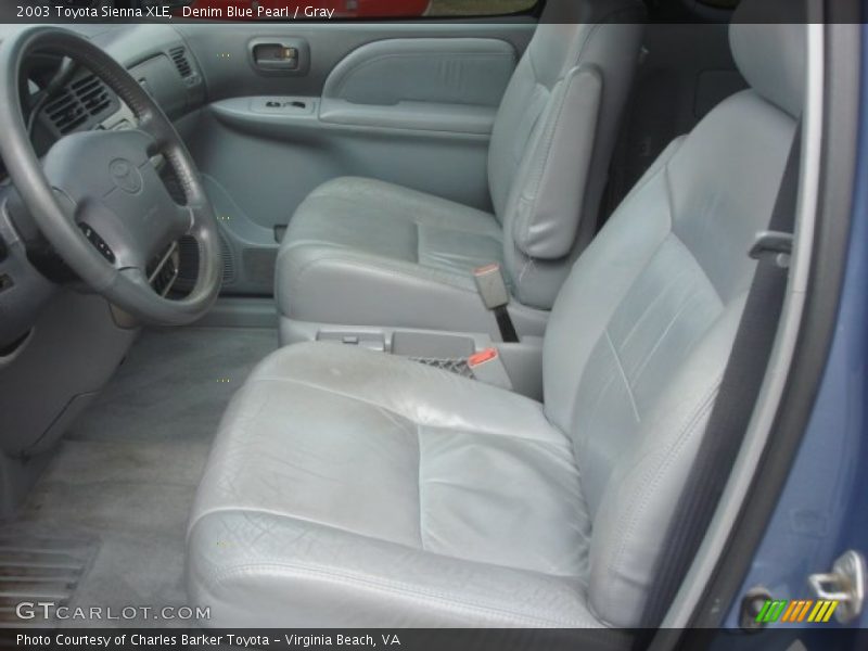 Front Seat of 2003 Sienna XLE