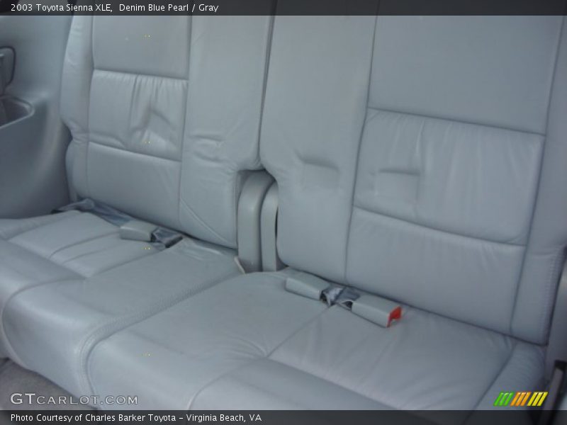 Denim Blue Pearl / Gray 2003 Toyota Sienna XLE
