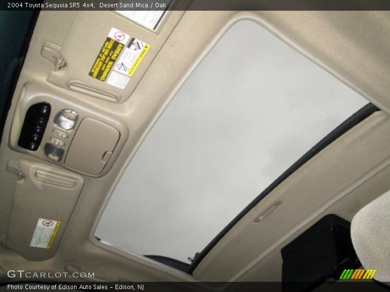 Sunroof of 2004 Sequoia SR5 4x4