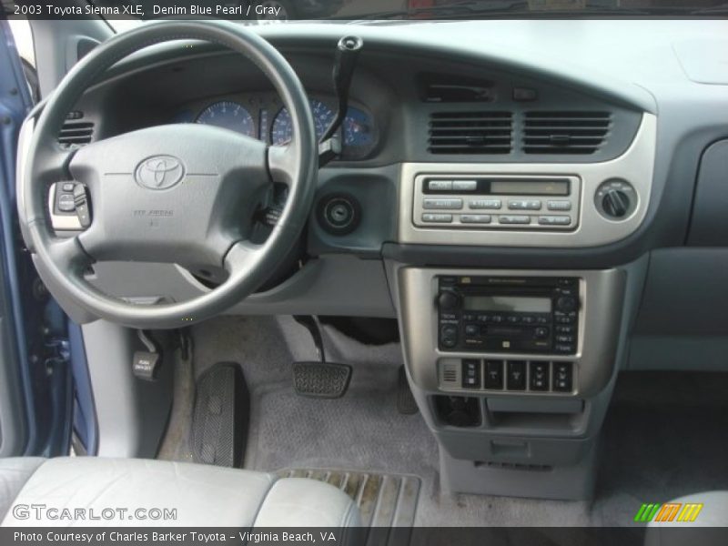 Dashboard of 2003 Sienna XLE