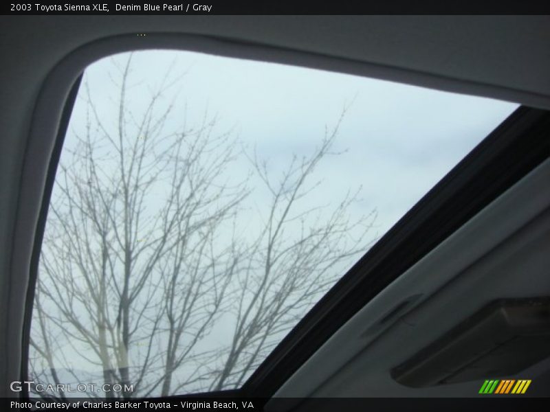 Denim Blue Pearl / Gray 2003 Toyota Sienna XLE