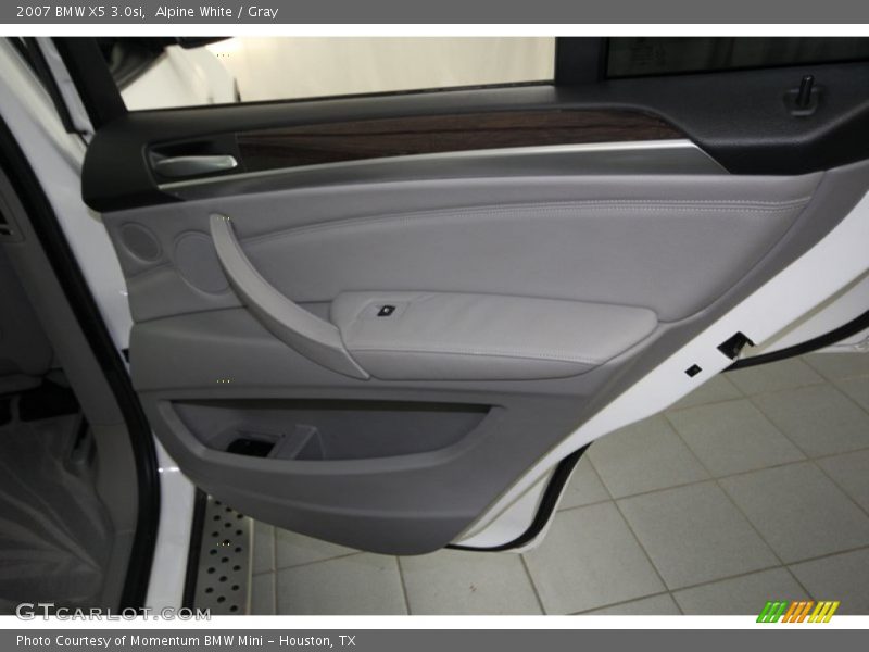 Alpine White / Gray 2007 BMW X5 3.0si