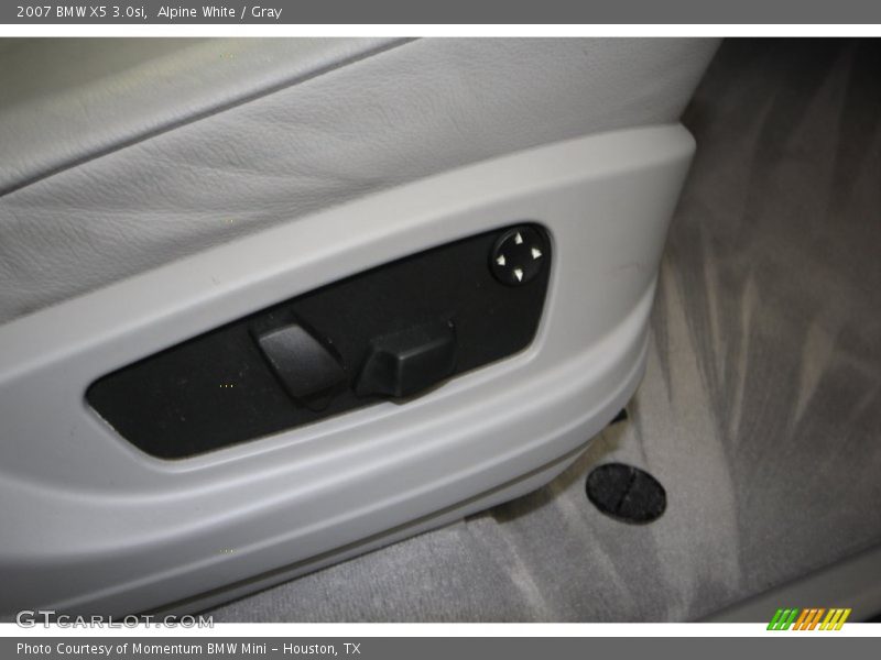 Alpine White / Gray 2007 BMW X5 3.0si