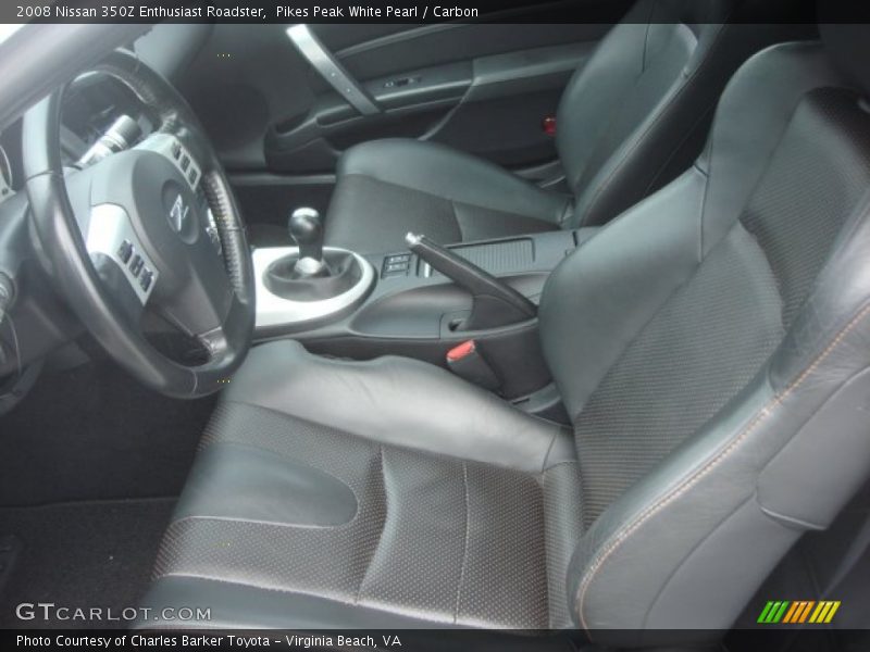Front Seat of 2008 350Z Enthusiast Roadster