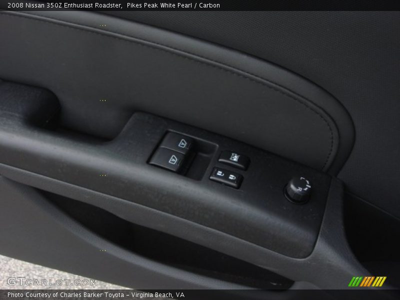 Pikes Peak White Pearl / Carbon 2008 Nissan 350Z Enthusiast Roadster