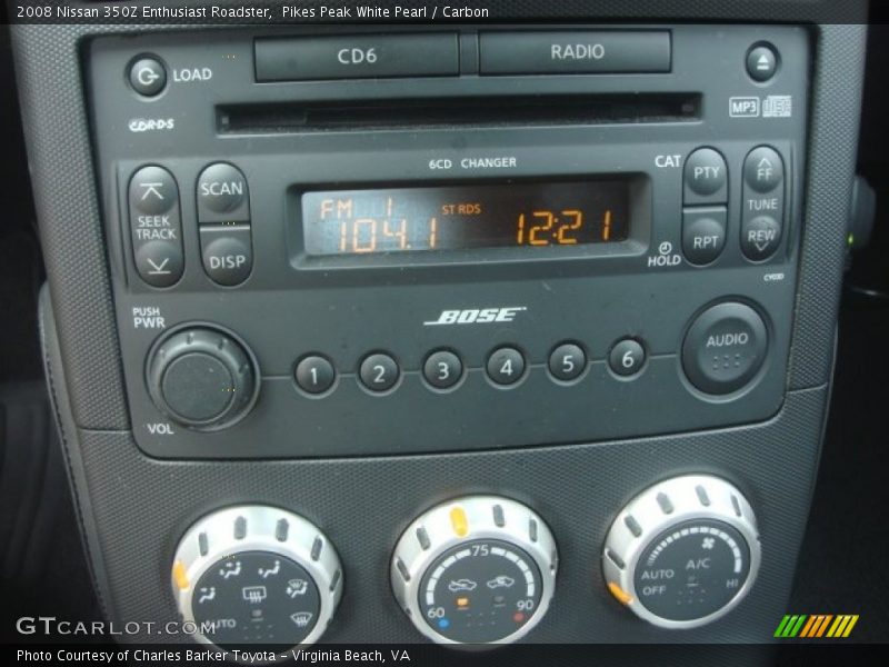 Audio System of 2008 350Z Enthusiast Roadster