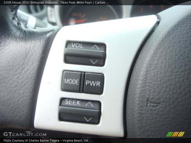 Controls of 2008 350Z Enthusiast Roadster