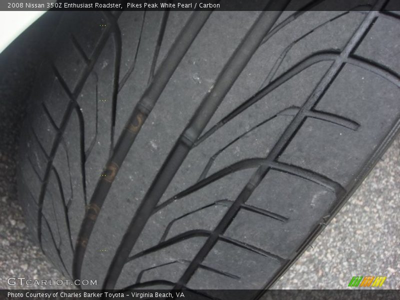 Pikes Peak White Pearl / Carbon 2008 Nissan 350Z Enthusiast Roadster