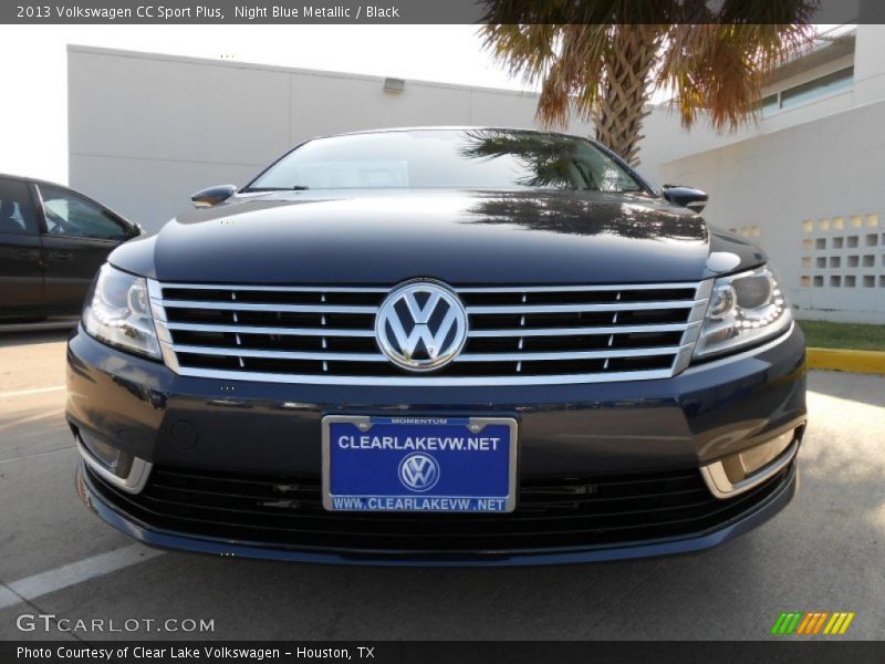 Night Blue Metallic / Black 2013 Volkswagen CC Sport Plus