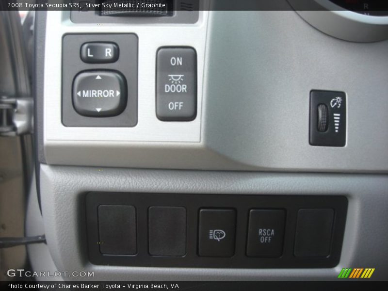 Controls of 2008 Sequoia SR5