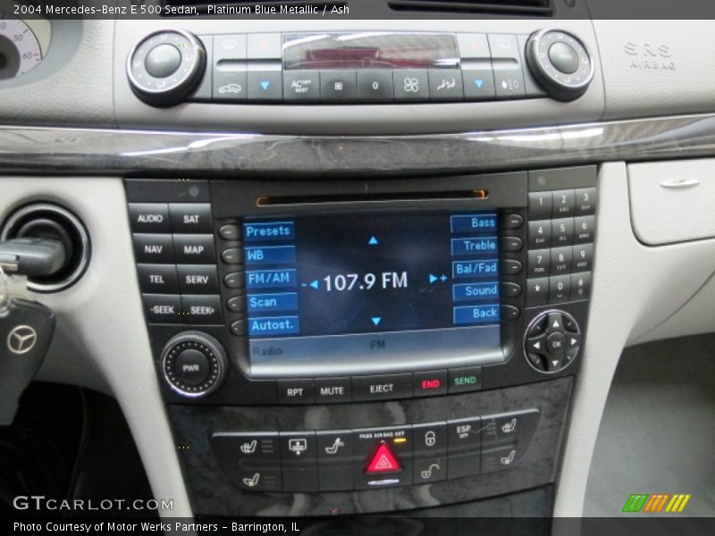 Controls of 2004 E 500 Sedan