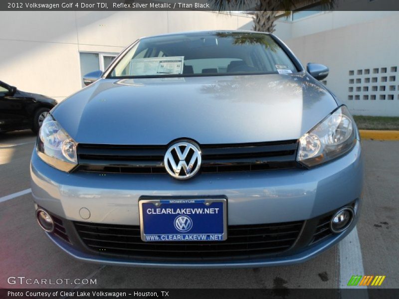 Reflex Silver Metallic / Titan Black 2012 Volkswagen Golf 4 Door TDI