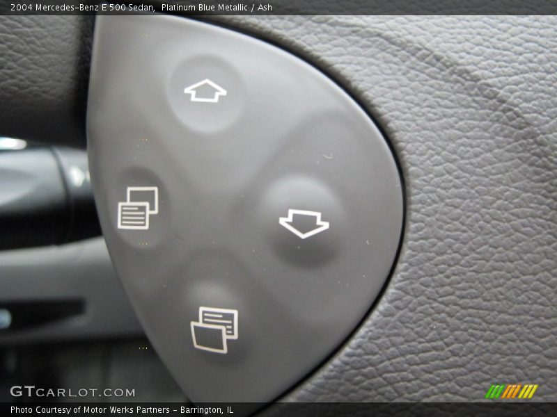 Controls of 2004 E 500 Sedan