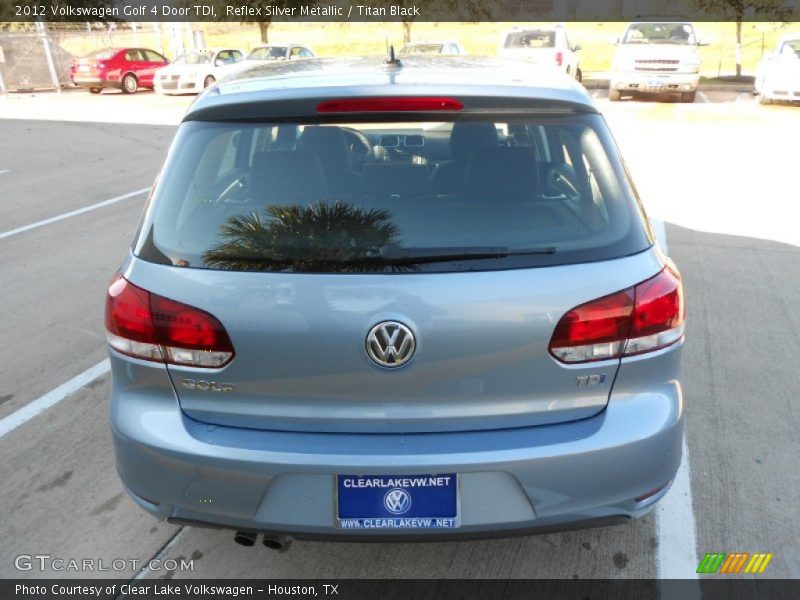 Reflex Silver Metallic / Titan Black 2012 Volkswagen Golf 4 Door TDI