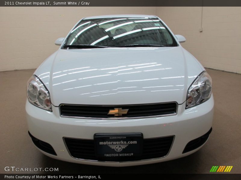 Summit White / Gray 2011 Chevrolet Impala LT