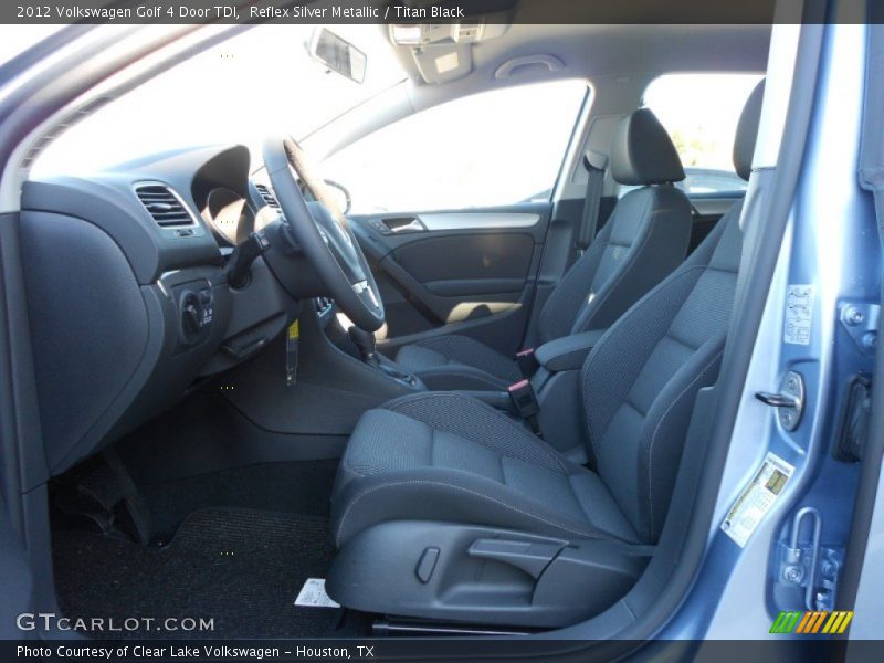  2012 Golf 4 Door TDI Titan Black Interior