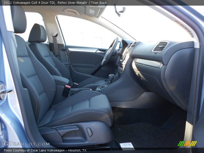  2012 Golf 4 Door TDI Titan Black Interior